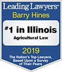 Leading Lawyers | Barry Hines | # 1 in Illinois | Agricultural Law | The Nation's Top Lawyers, Based Upon a Survey of Their Peers | 2019