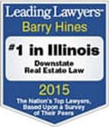 Leading Lawyers | Barry Hines | # 1 in Illinois | Downstate Real Estate Law | The Nation's Top Lawyers, Based Upon a Survey of Their Peers | 2015