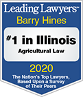 Leading Lawyers | Barry Hines | # 1 in Illinois | Agricultural Law | The Nation's Top Lawyers, Based Upon a Survey of Their Peers | 2020